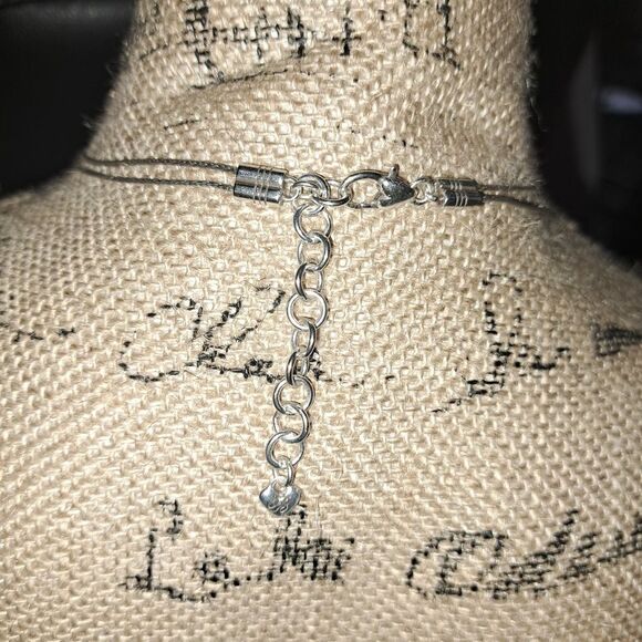 RARE GORGEOUS!! Brighton Silver 925 TRIBAL CHOKER Necklace In Heart Shaped Tin - Picture 8 of 14